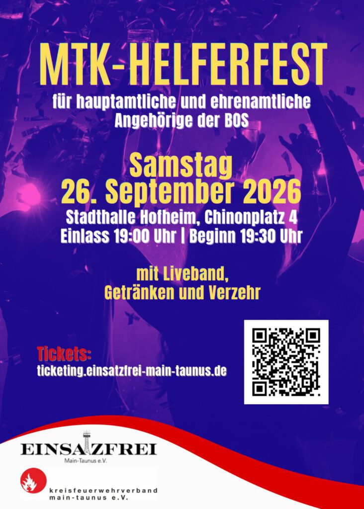 MTK-Helferfest 2026 - Plakat